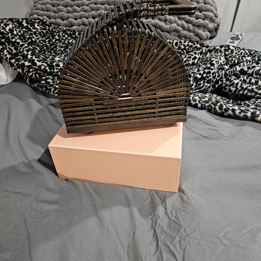 Cult Gaia Tea Dome Cage mini bag